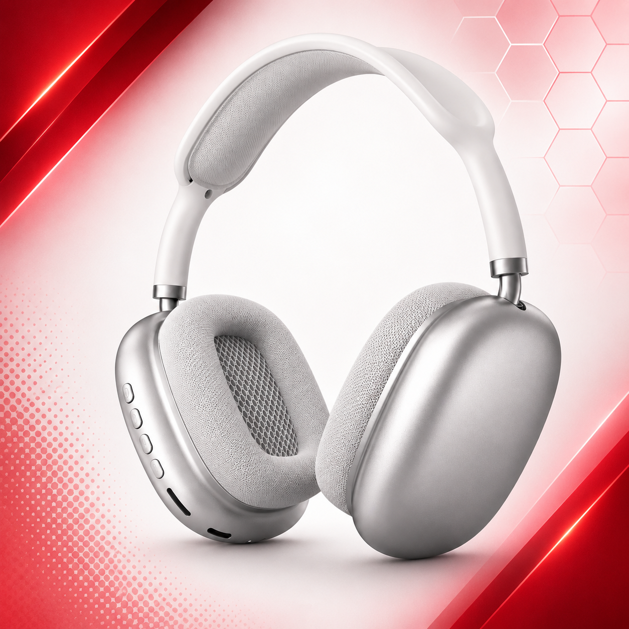 Premium Wireless Bluetooth Over-Ear Headphones – Hi-Fi Stereo Sound & All-Day Comfort