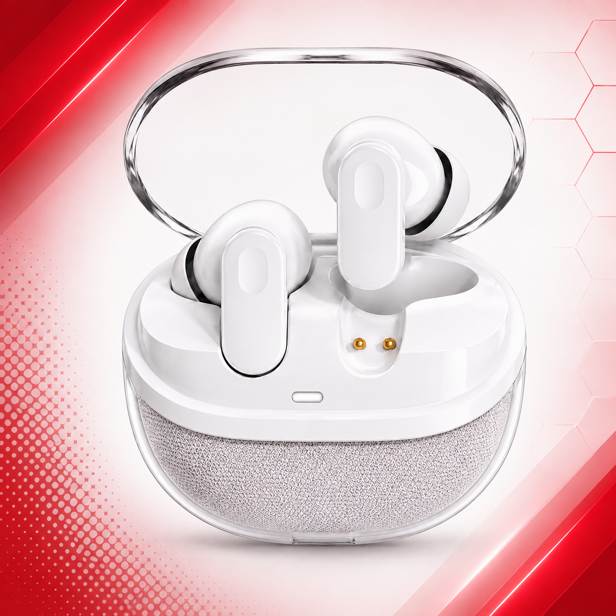 Wireless Bluetooth Earbuds – Hi-Fi Stereo Sound with Portable Charging Case