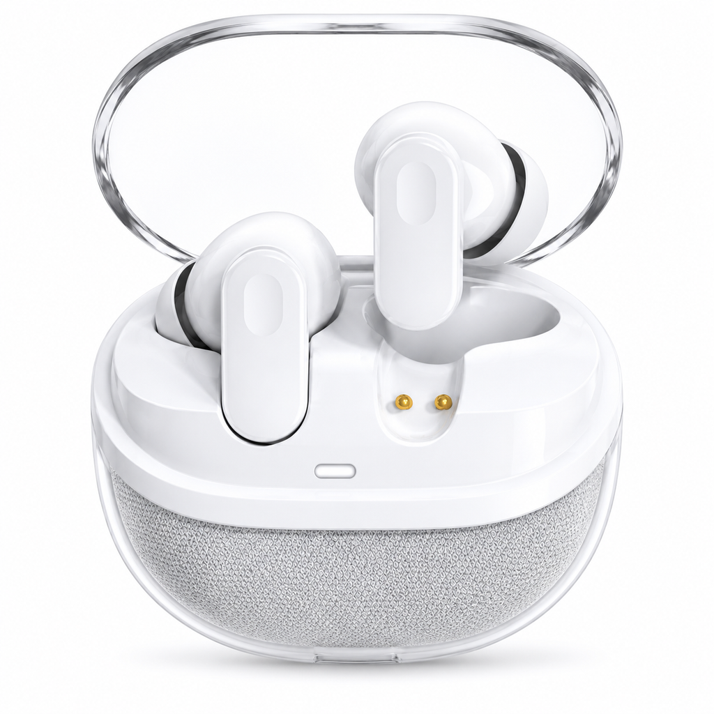 Wireless Bluetooth Earbuds – Hi-Fi Stereo Sound with Portable Charging Case