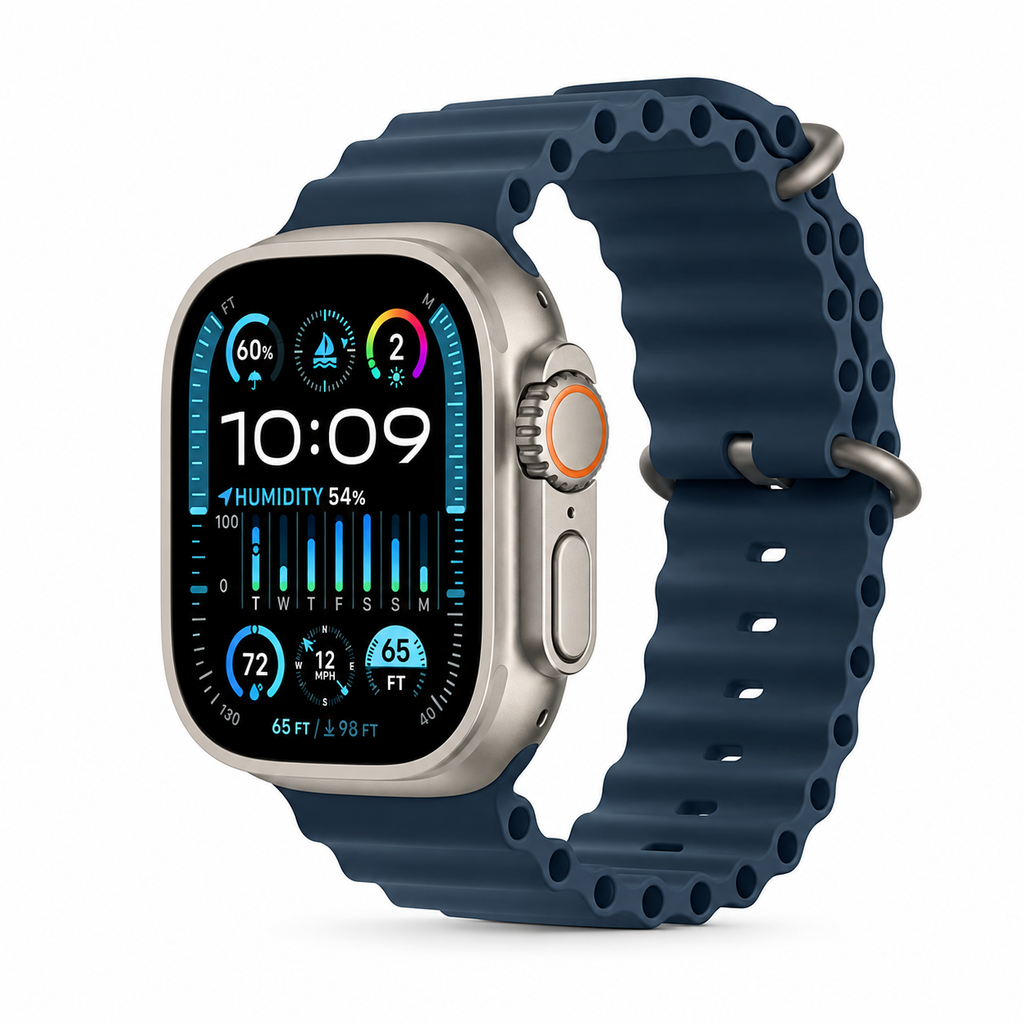 Ultra 7-in-1 Smart Watch Gift Set – Premium Smartwatch with 7 Interchangeable Straps