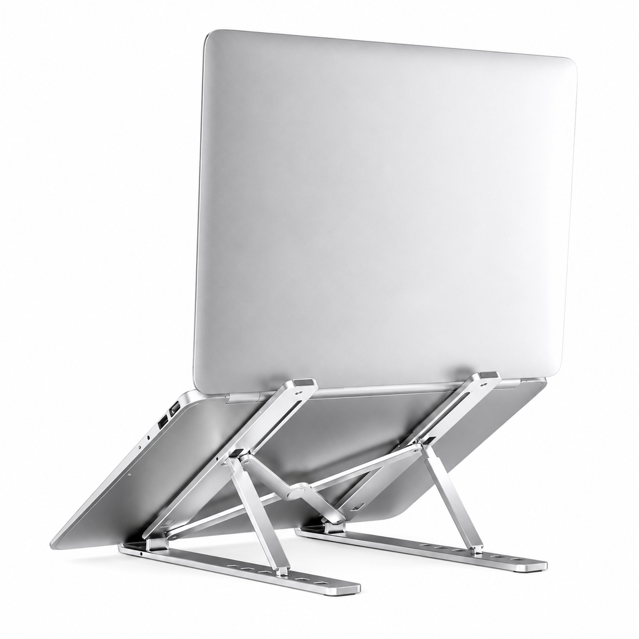 Adjustable Foldable Aluminum Laptop Stand – Ergonomic Portable Notebook Holder