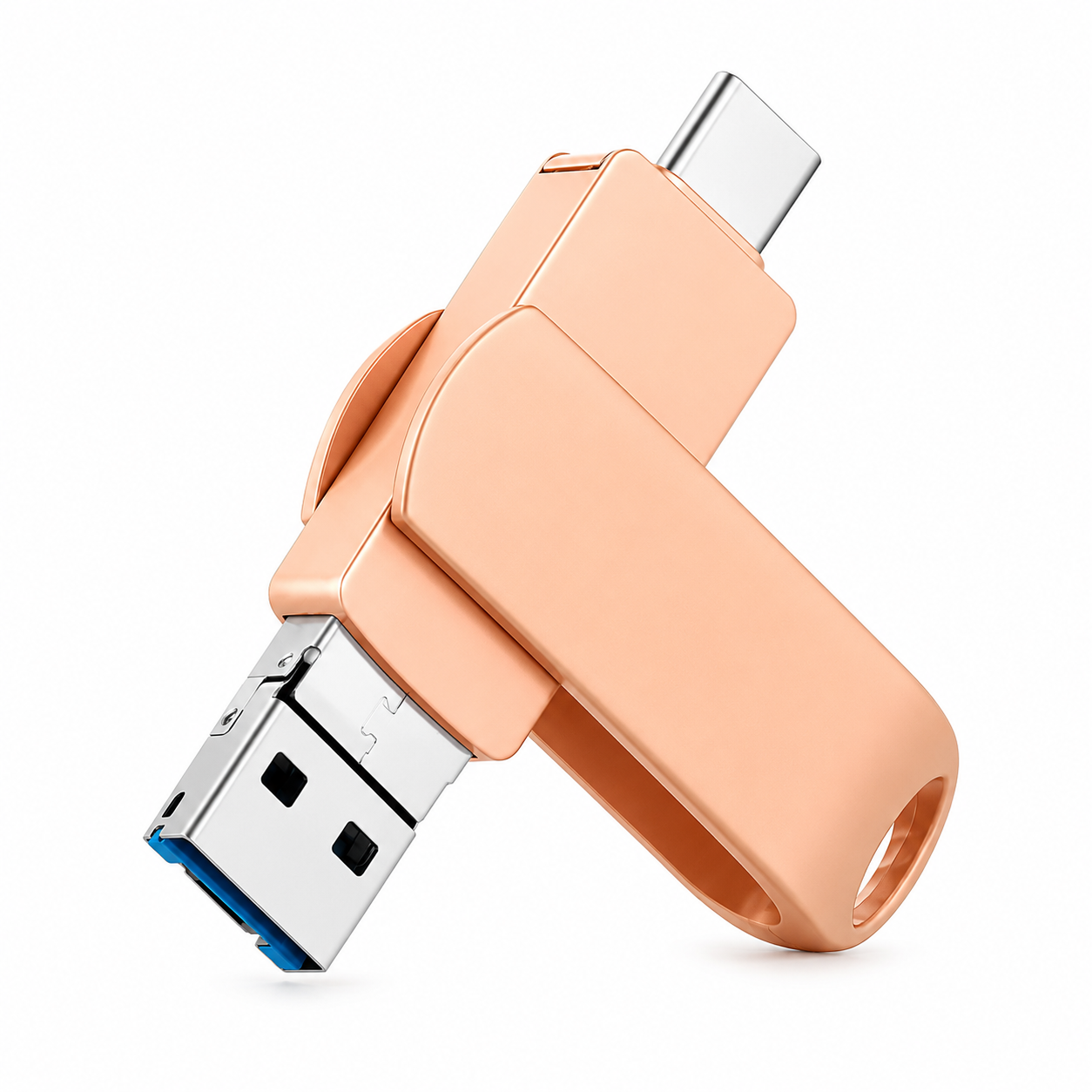 3-in-1 USB OTG Flash Drive – USB, Type-C & Lightning High-Speed Memory Stick