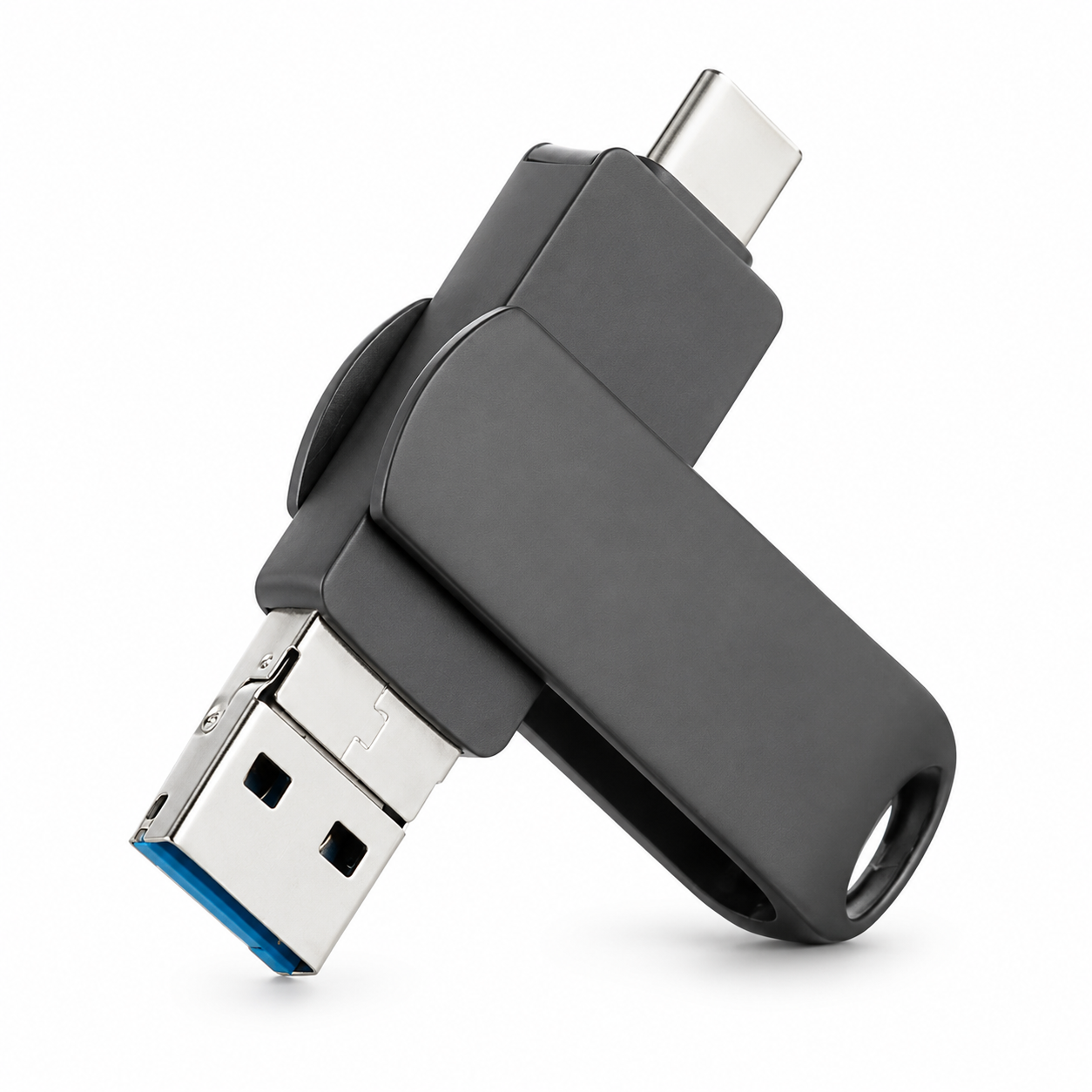 3-in-1 USB OTG Flash Drive – USB, Type-C & Lightning High-Speed Memory Stick